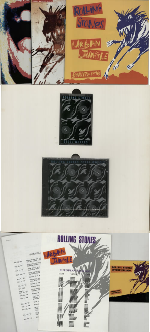 稀少オリジナル盤EP/JUNGLE'S/1981/CITY ROCKER THE ROLLING STONES / URBAN JUNGLE TOUR WEMBLEY 1990 (2CD)